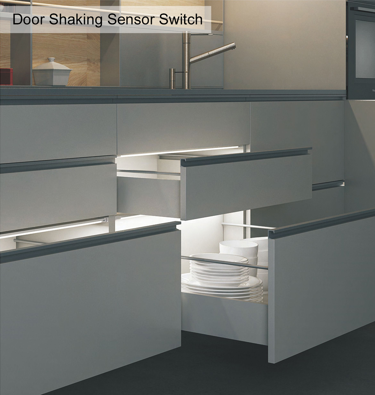 D02-Drawer Sensor Strip Light-Lighting effect