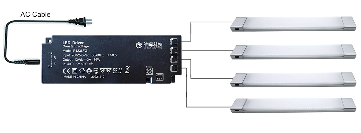 D02-Drawer Sensor Strip Light-driver supply