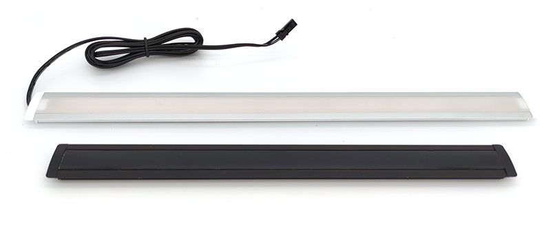 COB style all black strip light