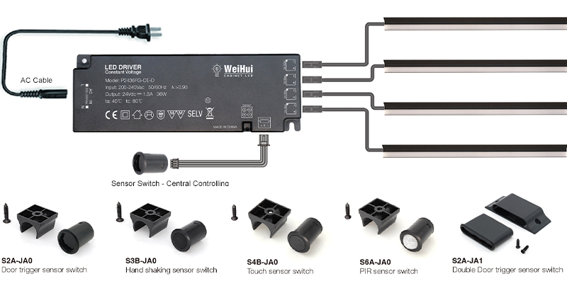 Anti-Glare under cabinet light