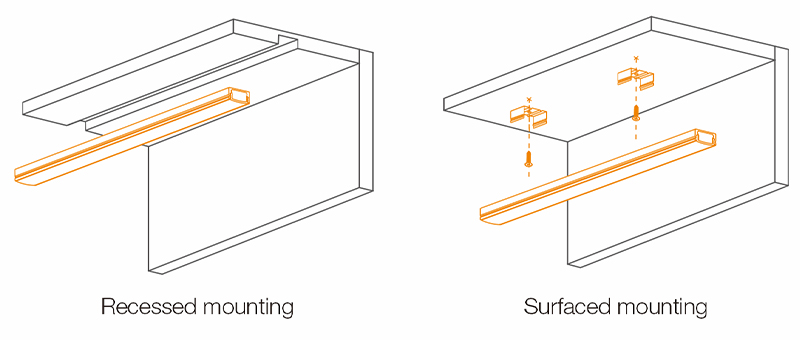 Aluminium Led Cabinet Lighting