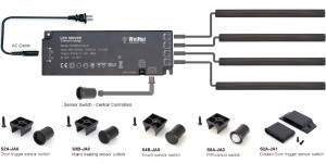 Low-Energy all black strip light
