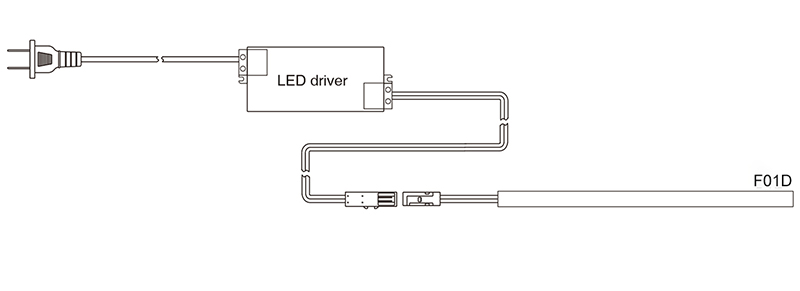 Recessed Wooden LED Strip Shelf Light