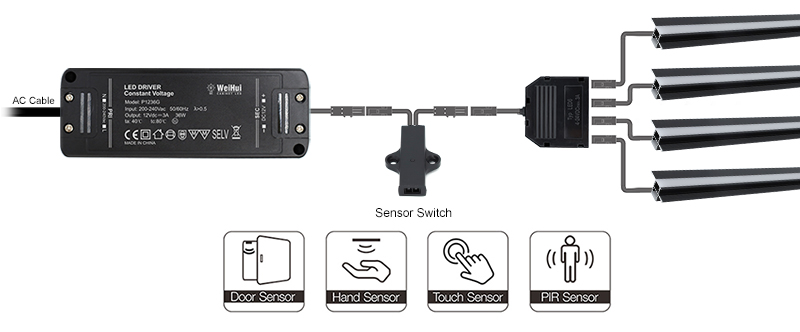 Smooth Wooden Shelf Light