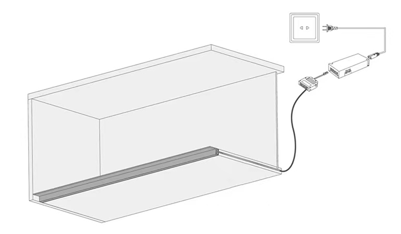 Sleek Aluminum Led Shelf Light