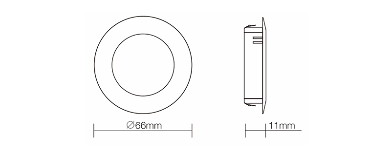 Round Led Under Cabinet Light