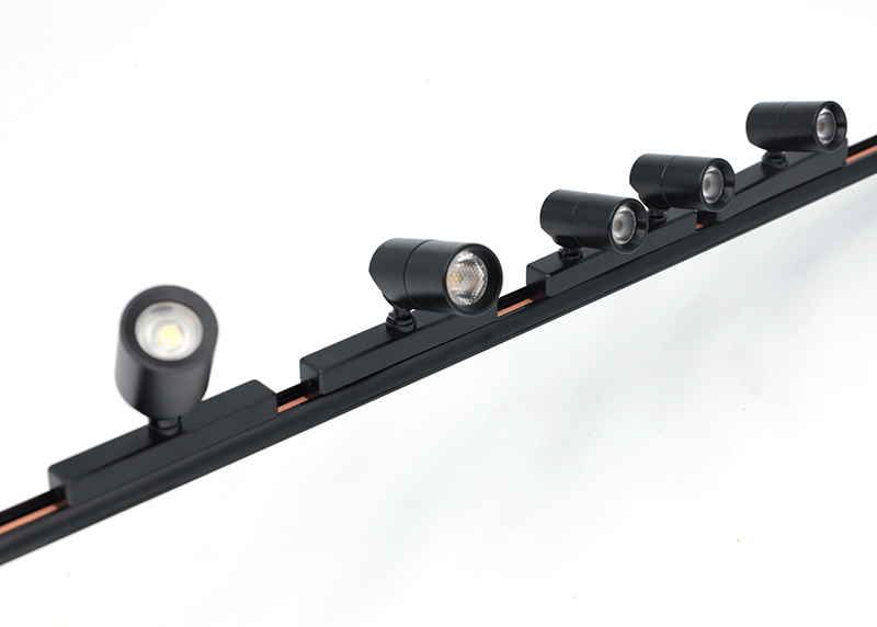 suspended track light