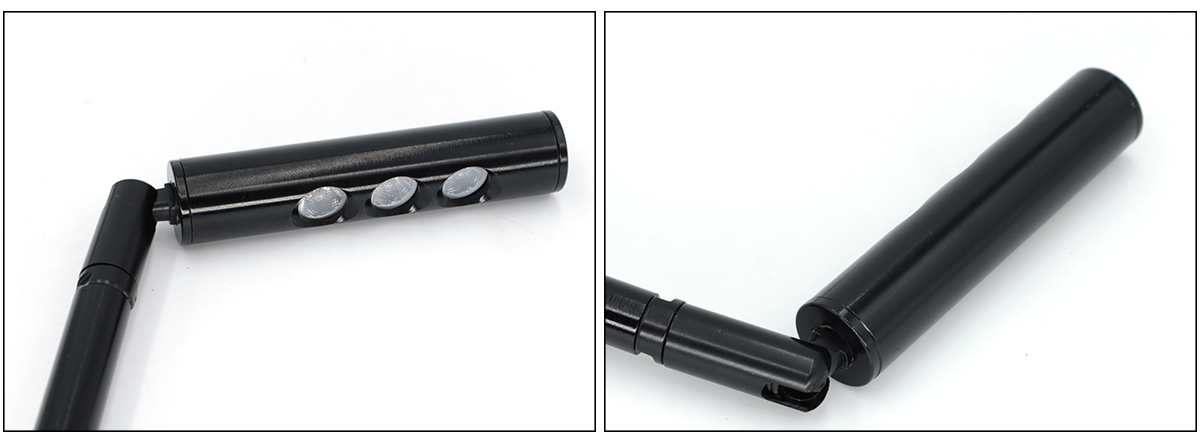 Adjustable angle jewelry spotlight