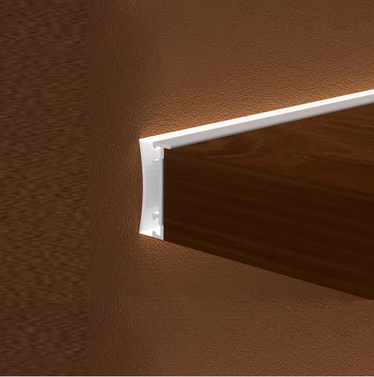 MH02A-Recessed Shelf led strip light