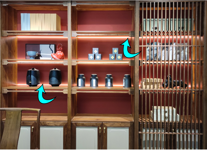 MH05B-12V24V LED Wooden Surfaced strip light-application1