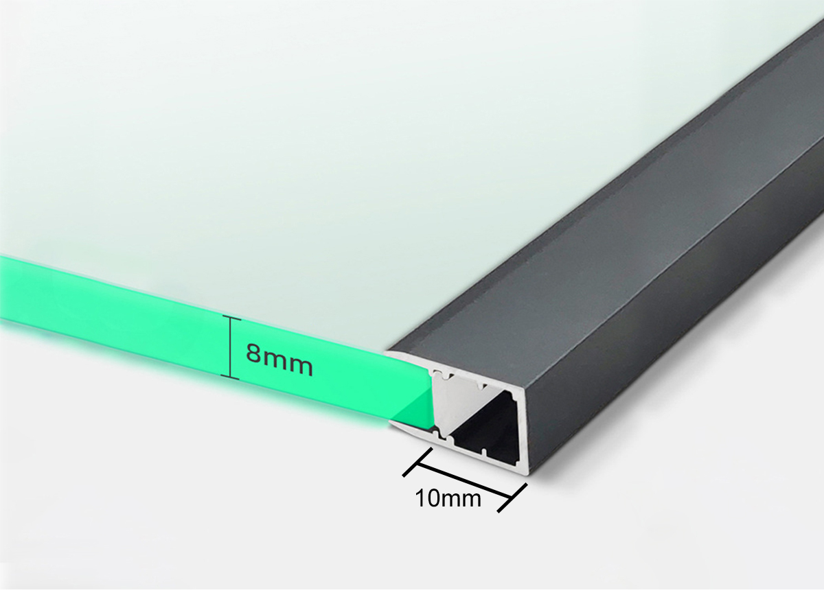 MH07A-Wine Shelf Recessed strip light-the width of the rear glass