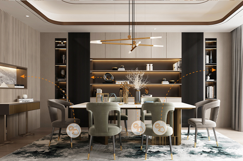 dimmer double light switch