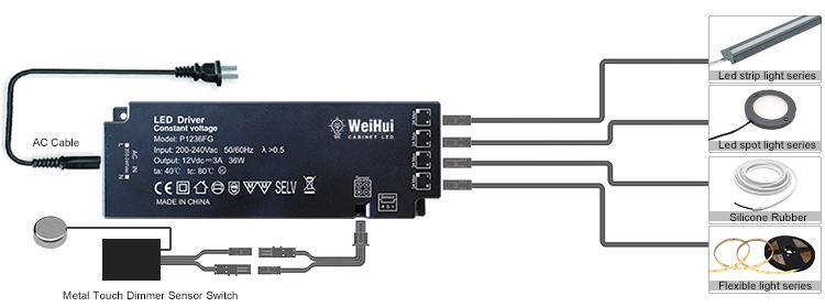 led touch dimmer switch