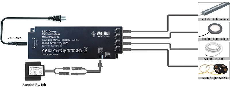 Mirror Touch Dimmer Sensor