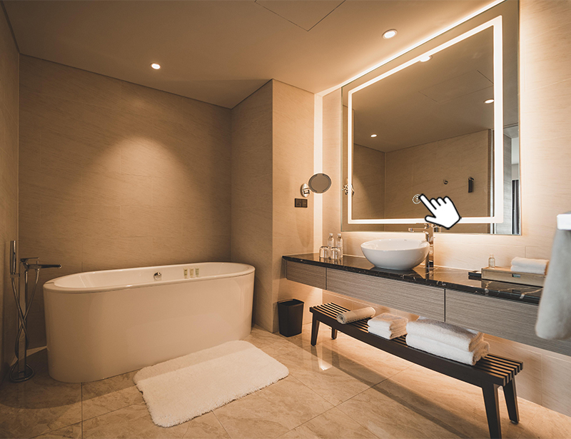 mirror light touch sensor switch