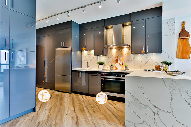 central controlling dooor sensor switch