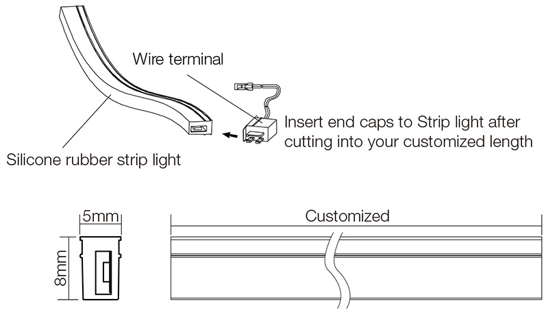 Silicone Rubber LED Strip Light