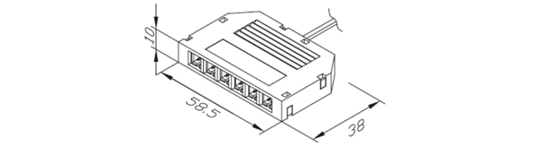 6 Way Dupont DC Connector