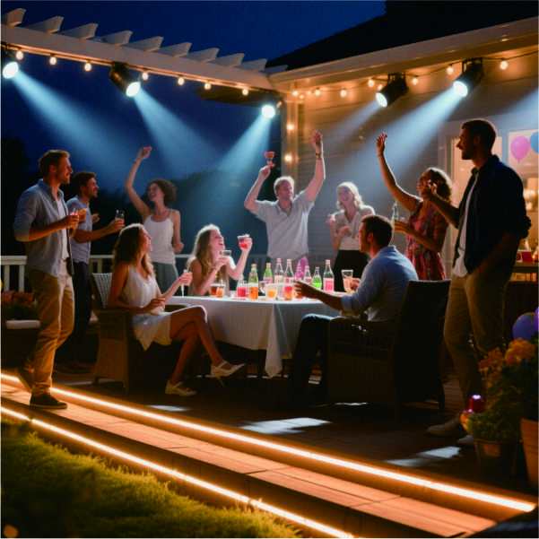 neon rope light outdoor