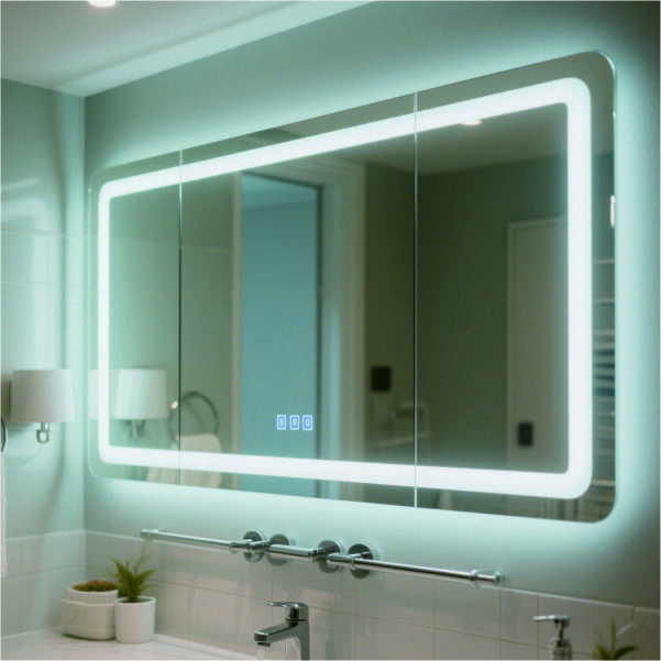 touch sensor mirror light