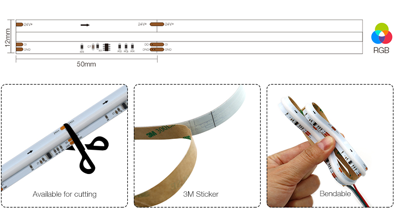 LED Running Water Strip Lights